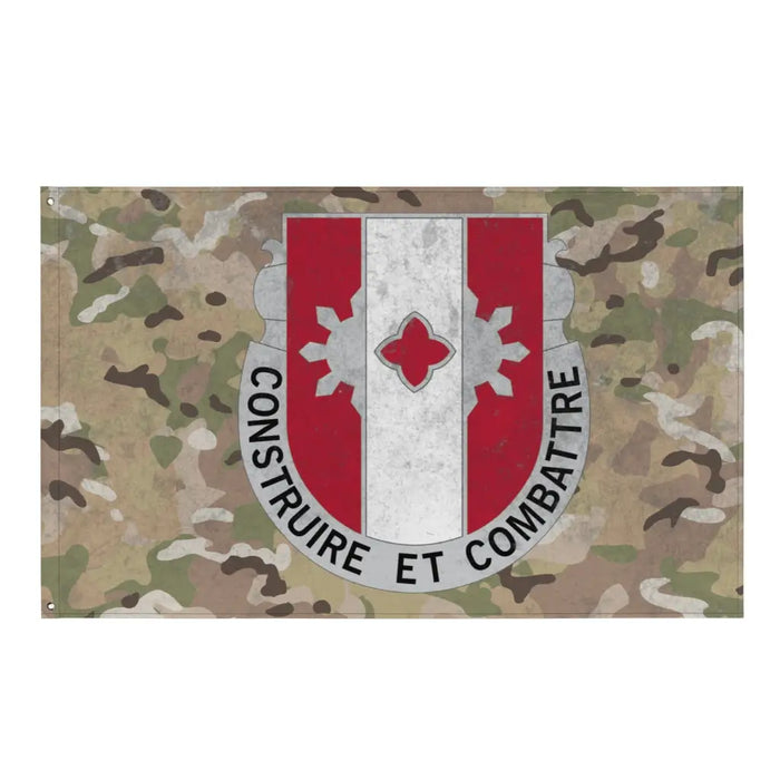 961st Engineer Battalion Indoor Wall Flag Tactically Acquired Default Title  