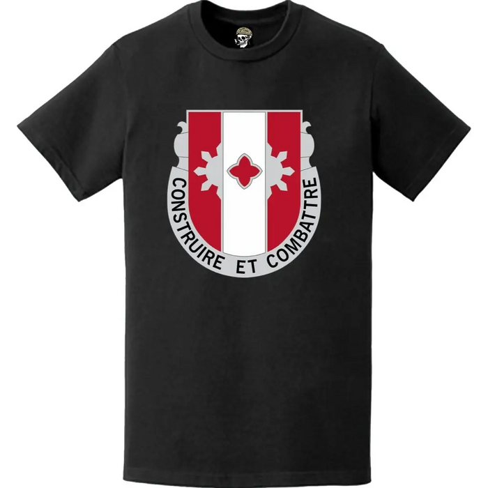 961st Engineer Battalion Logo Emblem T-Shirt Tactically Acquired   