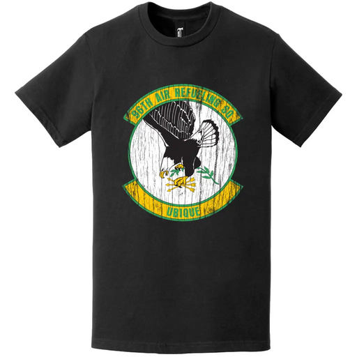 96th Air Refueling Squadron (55th ARS) Distressed Logo T-Shirt Tactically Acquired   