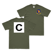 96th Bombardment Group "C" Tail Code T-Shirt Tactically Acquired Military Green Small 