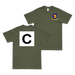 96th Bombardment Group "C" Tail Code T-Shirt Tactically Acquired Military Green Small 