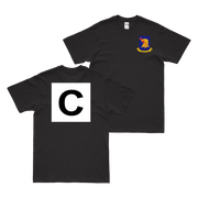 96th Bombardment Group "C" Tail Code T-Shirt Tactically Acquired Black Small 