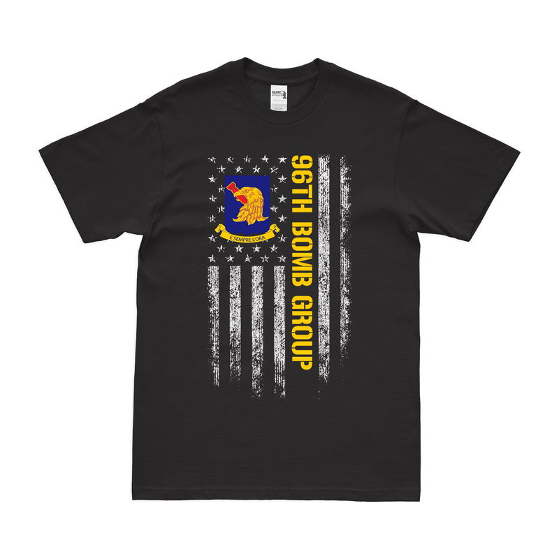 96th Bomb Group (Heavy) American Flag T-Shirt