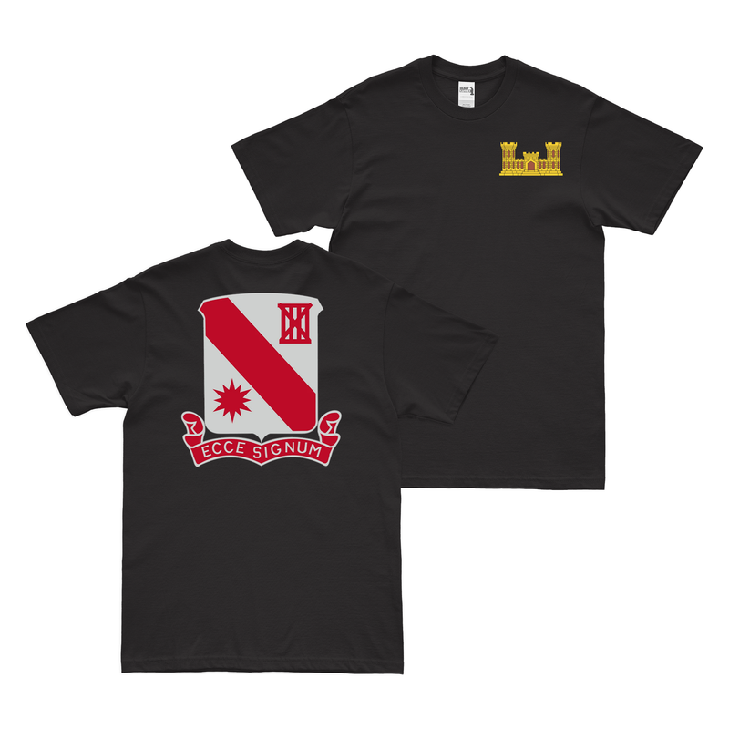 Double-Sided 96th Engineer Battalion Logo T-Shirt