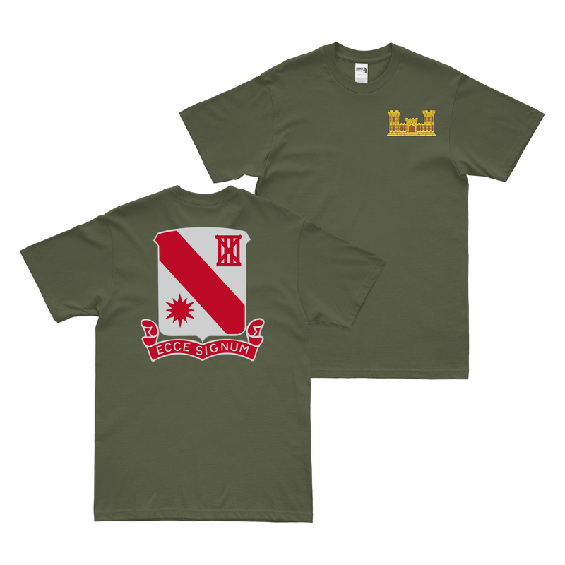 Double-Sided 96th Engineer Battalion Logo T-Shirt