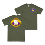 Double-Sided 96th Civil Affairs Battalion T-Shirt Tactically Acquired Military Green Small 