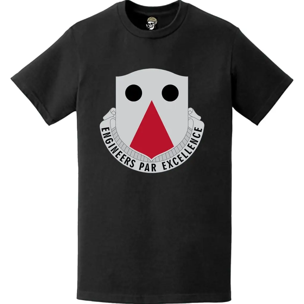 980th Engineer Battalion Logo Emblem T-Shirt Tactically Acquired   