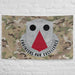 980th Engineer Battalion OCP Camo Indoor Wall Flag Tactically Acquired   