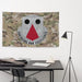 980th Engineer Battalion OCP Camo Indoor Wall Flag Tactically Acquired   