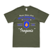 98th Infantry Division Since 1918 'Iroquois' T-Shirt Tactically Acquired Small Military Green 