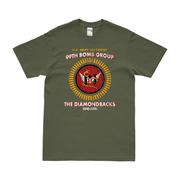 99th Bombardment Group WWII Legacy T-Shirt Tactically Acquired Military Green Distressed Small
