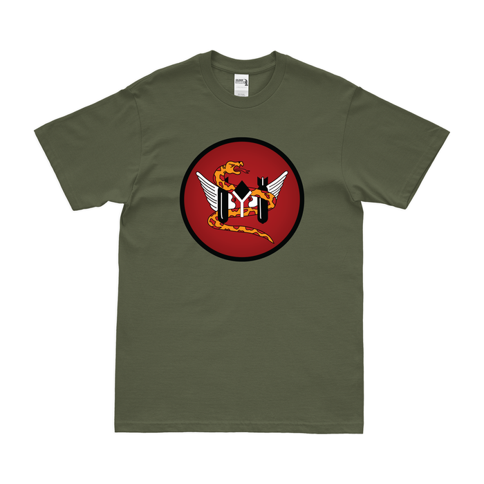 99th Bombardment Group WW2 AAF T-Shirt Tactically Acquired Military Green Clean Small