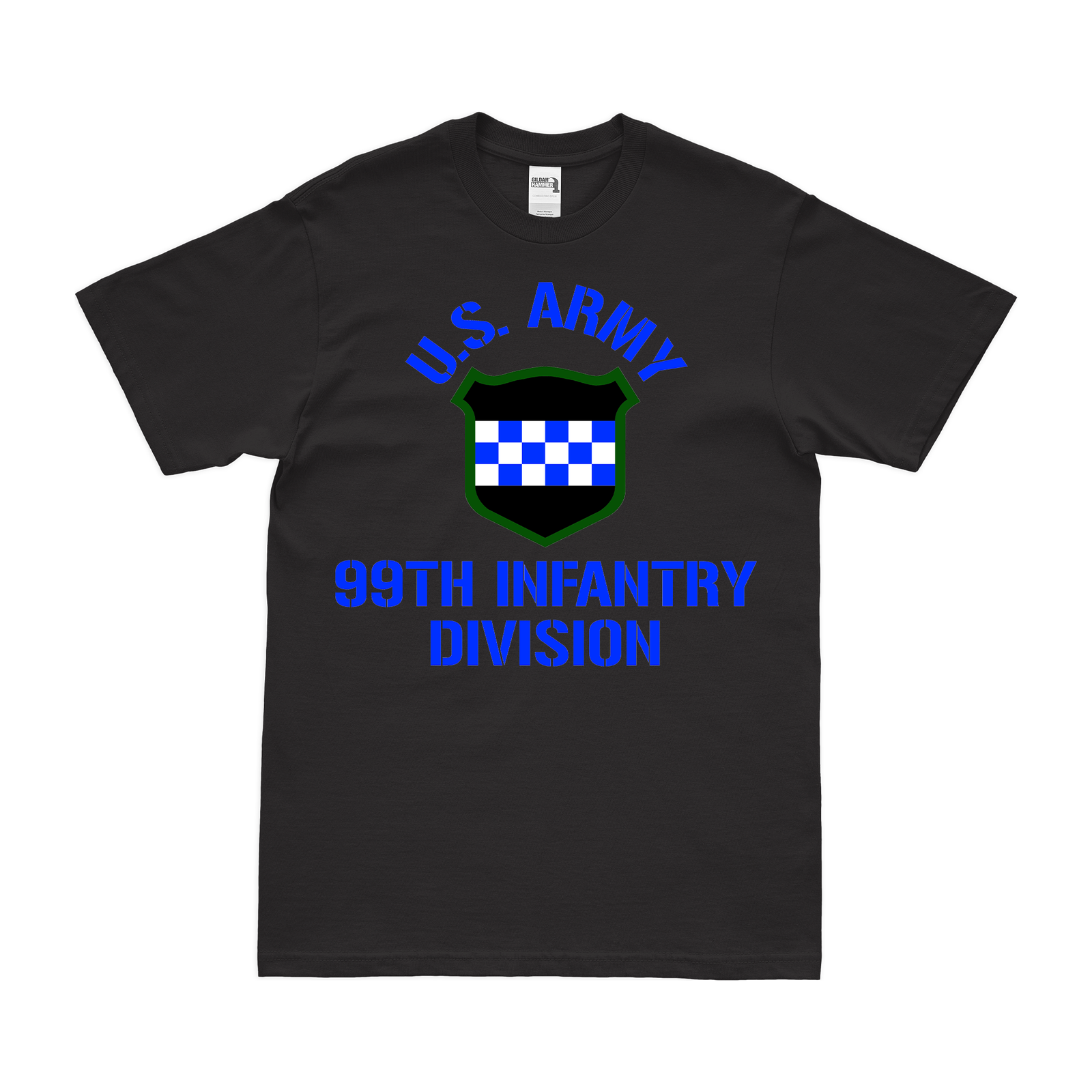 U.S. Army 99th Infantry Division Legacy T-Shirt Tactically Acquired Small Black 