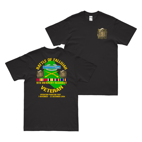 9th Infantry Regiment Operation Phantom Fury Veteran T-Shirt