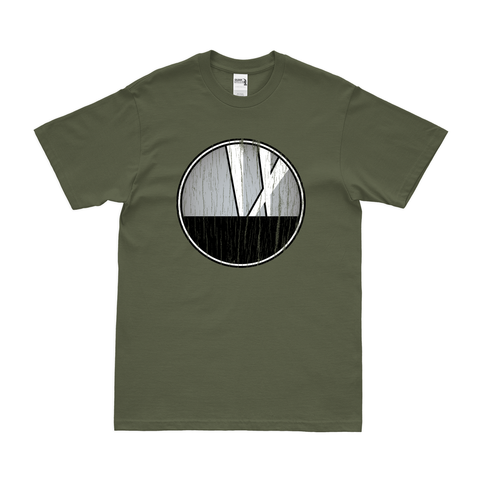 9th Bombardment Squadron WW2 AAF T-Shirt Tactically Acquired Military Green Distressed Small