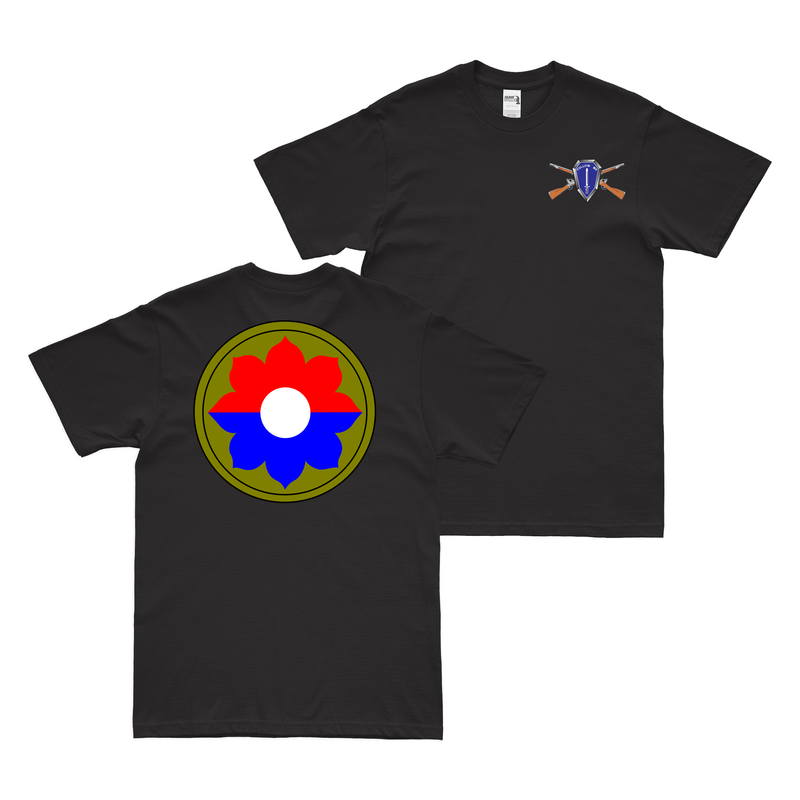 Double-Sided 9th Infantry Division SSI T-Shirt