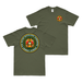 Double-Sided 9th PSYOP Battalion (Airborne) Combat Veteran T-Shirt Tactically Acquired Military Green Small 