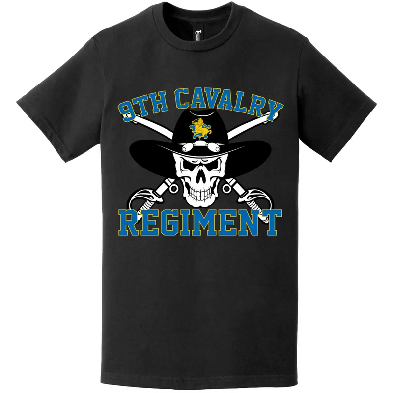 9th Cavalry Regiment Saber Skull T-Shirt