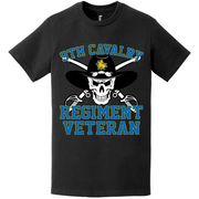 9th Cavalry Regiment Veteran Saber Skull T-Shirt Tactically Acquired   