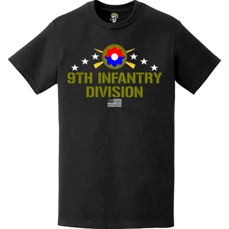 9th Infantry Division (9th ID) Crossed Infantry Rifles T-Shirt