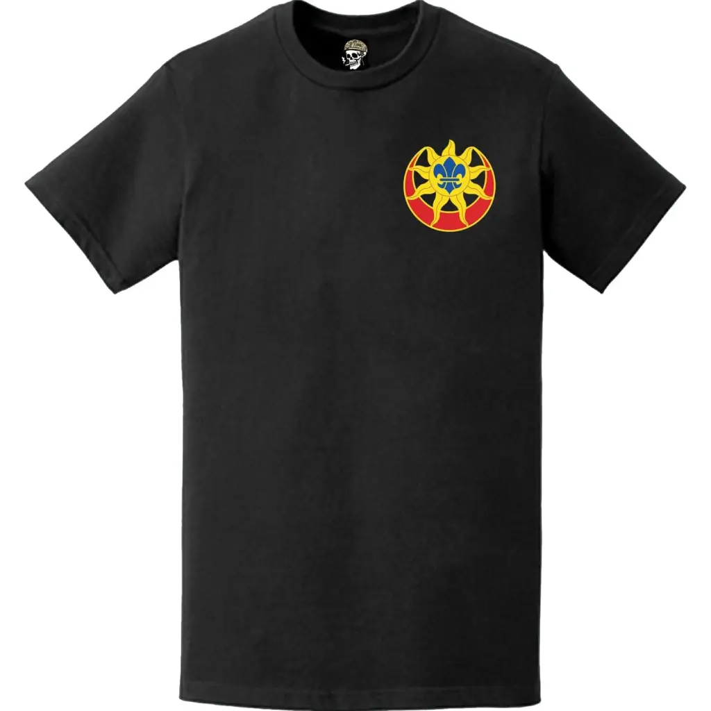 9th Infantry Division (9th ID) DUI Logo Left Chest T-Shirt Tactically Acquired   