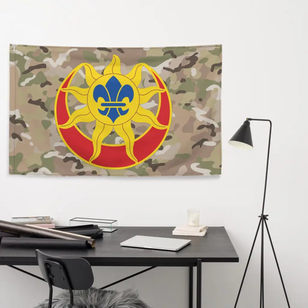 9th Infantry Division "Old Reliables" Indoor Wall Flag Tactically Acquired   