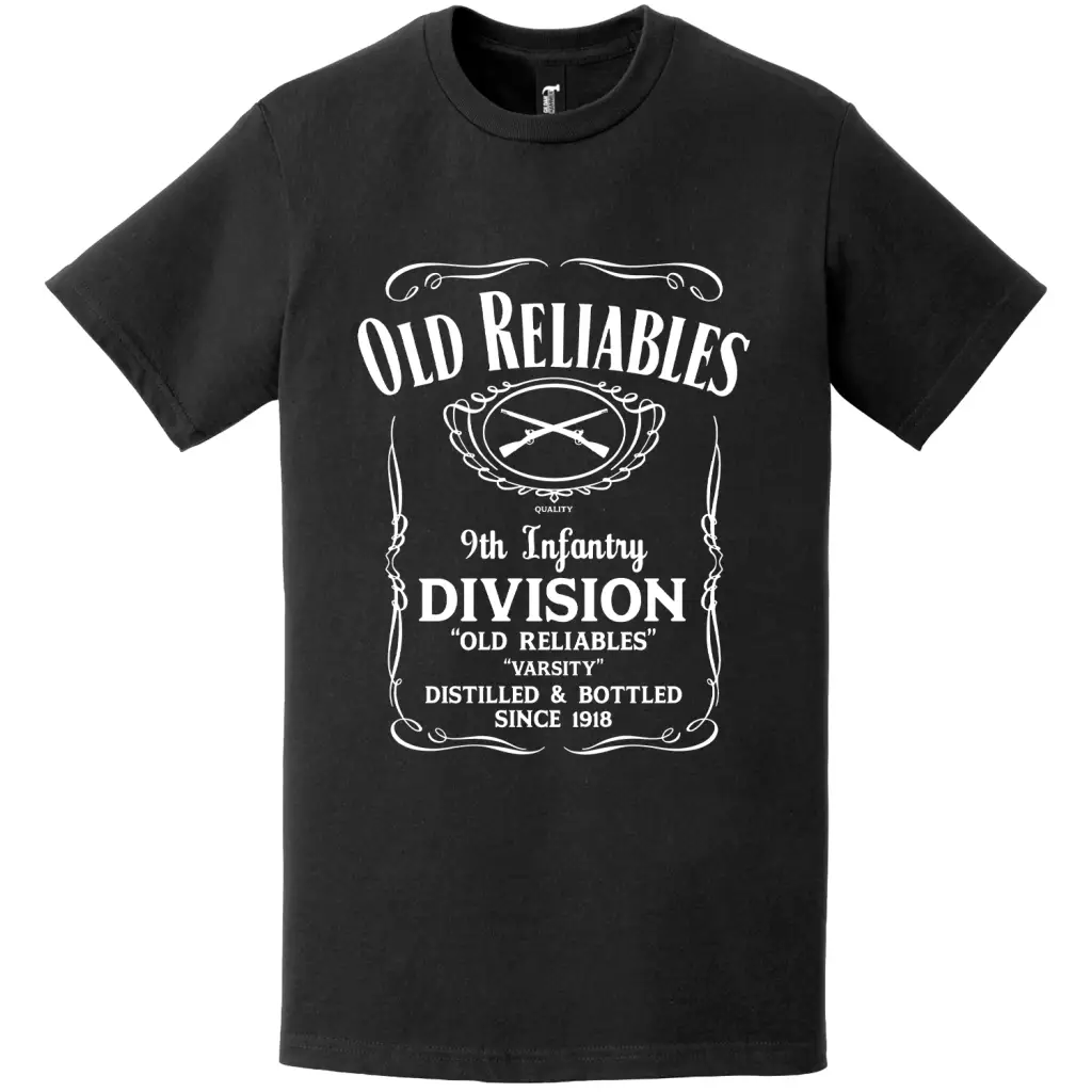 9th Infantry Division Whiskey Label T-Shirt Tactically Acquired   