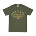 Patriotic 9th Infantry Regiment Crossed Rifles T-Shirt Tactically Acquired Military Green Distressed Small