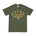 Patriotic 9th Infantry Regiment Crossed Rifles T-Shirt Tactically Acquired Military Green Clean Small