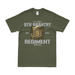 9th Infantry Regiment Legacy Tribute T-Shirt Tactically Acquired Military Green Clean Small