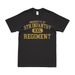 Property of 9th Infantry Regiment T-Shirt Tactically Acquired Black Distressed Small