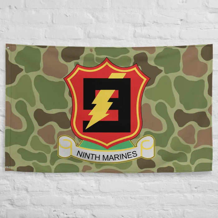 9th Marine Regiment Frogskin Camo Flag Tactically Acquired   