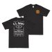 Double-Sided 9th POB (Airborne) Whiskey Label T-Shirt Tactically Acquired Black Small 