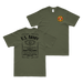 Double-Sided 9th POB (Airborne) Whiskey Label T-Shirt Tactically Acquired Military Green Small 