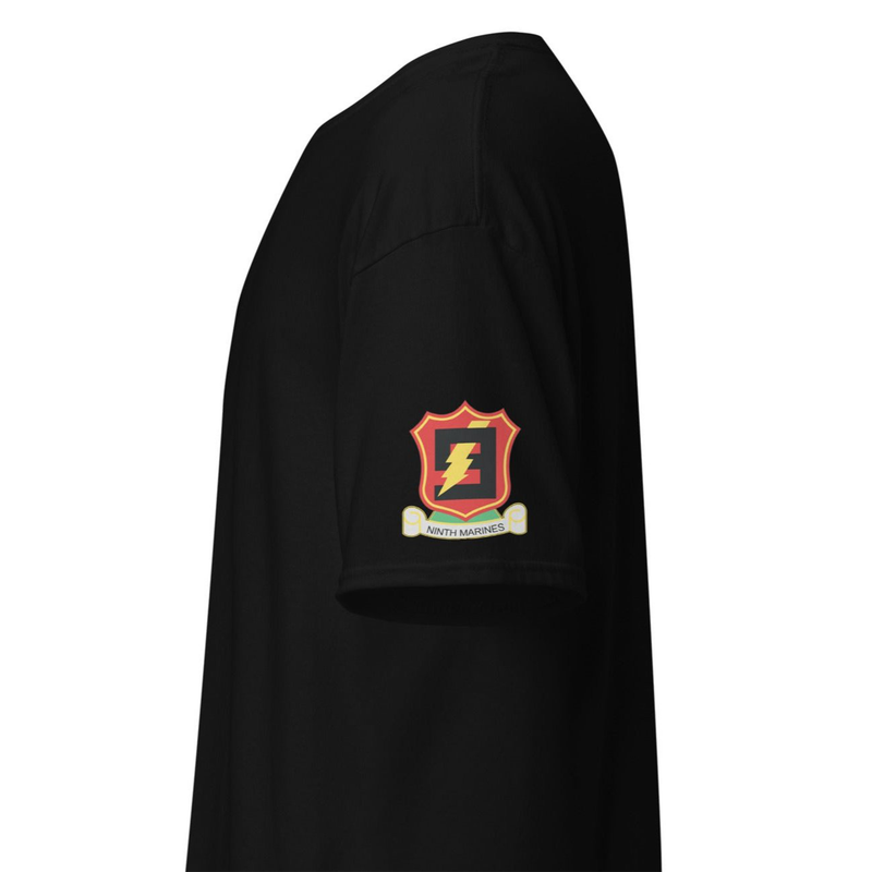 Double-Sided 1/9 Marines Whiskey Label T-Shirt