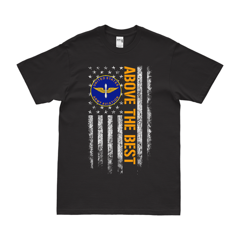 U.S. Army Aviation Motto American Flag T-Shirt