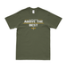 U.S. Army Aviation Branch 'Above the Best' T-Shirt Tactically Acquired Military Green Distressed Small