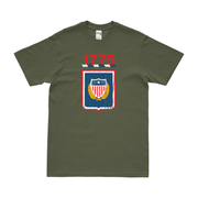 U.S. Army Adjutant General's Corps Emblem T-Shirt Tactically Acquired Military Green Distressed Small