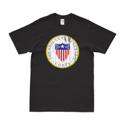 U.S. Army Adjutant General's Corps Plaque T-Shirt Tactically Acquired Black Distressed Small