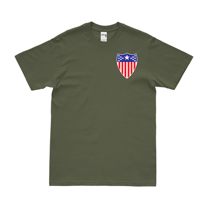 Adjutant General's Corps Left Chest Insignia T-Shirt Tactically Acquired Military Green Small 