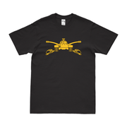 U.S. Army Armor Branch Emblem T-Shirt Tactically Acquired Black Clean Small
