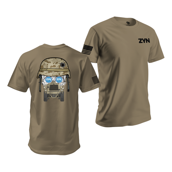 Zyn USMC Motor T Skull T-Shirt Tactically Acquired