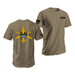 ZYN U.S. Army Air Defense Artillery Skull T-Shirt Tactically Acquired