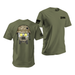 Zyn USMC Motor T Skull T-Shirt Tactically Acquired Military Green Small Citrus