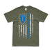 U.S. Army Infantry Branch American Flag T-Shirt Tactically Acquired Military Green Small 