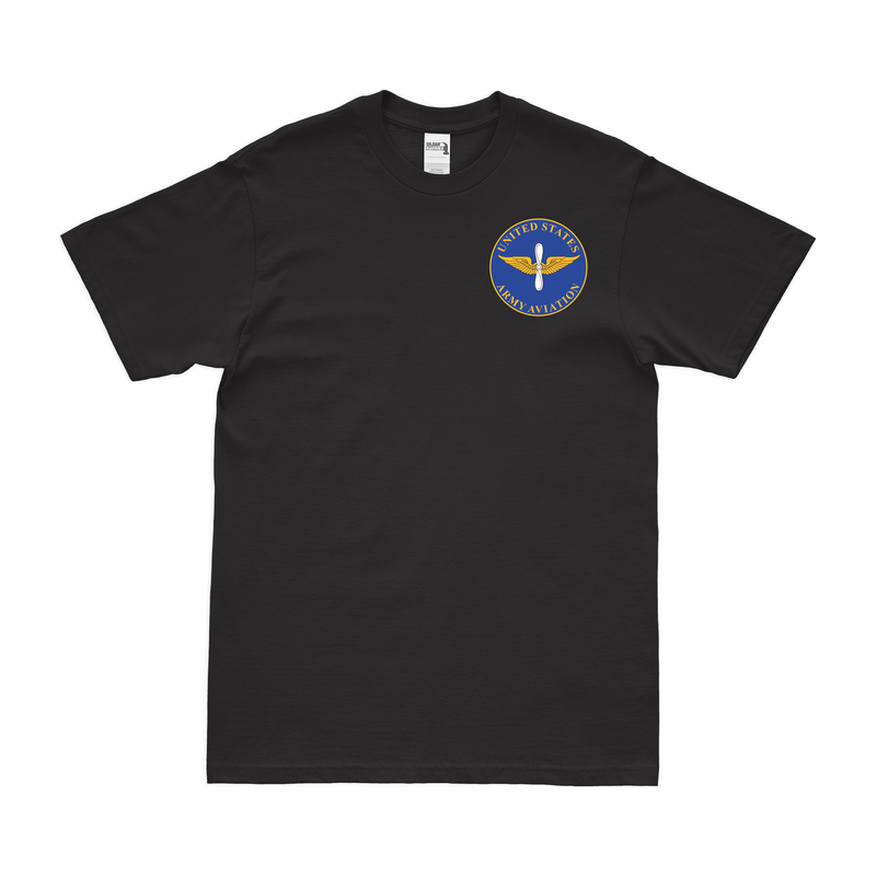 U.S. Army Aviation Branch Plaque Left Chest T-Shirt