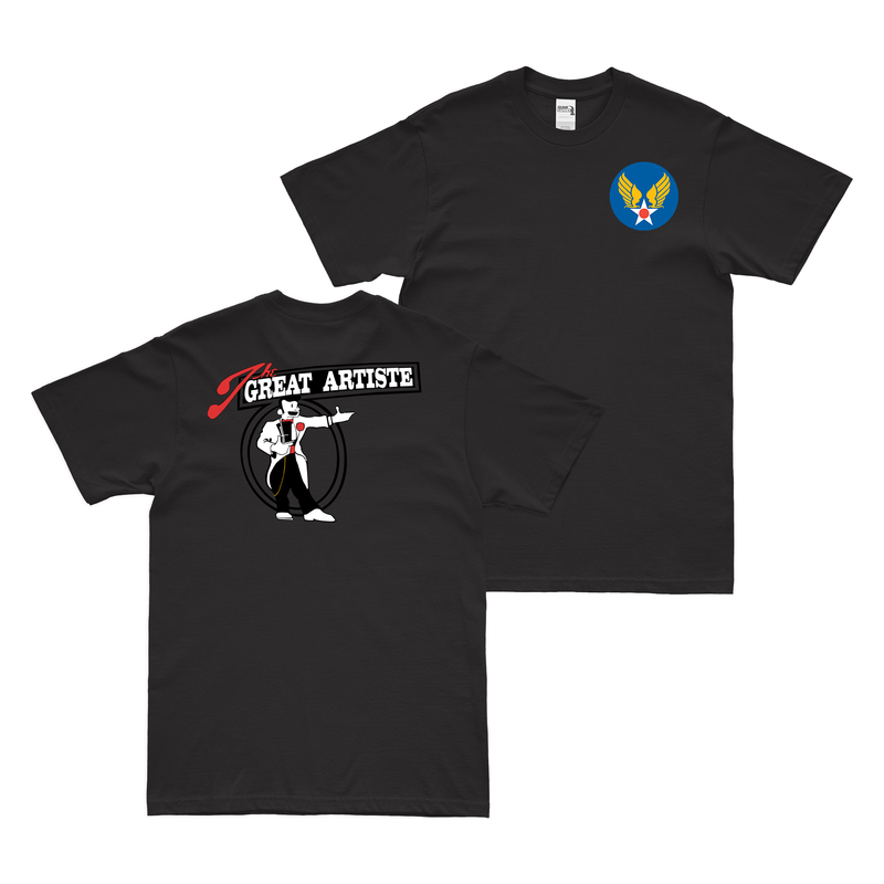 Double-Sided The Great Artiste B-29 Superfortress WW2 T-Shirt