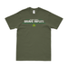 3rd Cavalry Regiment "Brave Rifles" Motto Logo T-Shirt Tactically Acquired Military Green Distressed Small