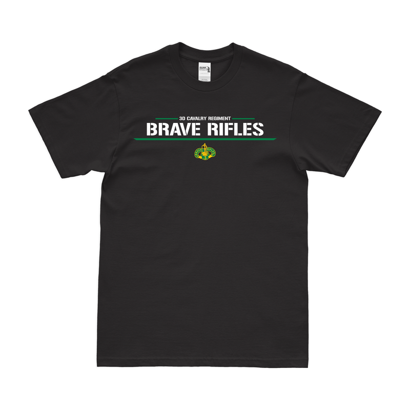 3rd Cavalry Regiment "Brave Rifles" Motto Logo T-Shirt