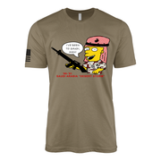 I've Been to Saudi Man! Vintage USMC Desert Storm T-Shirt Tactically Acquired Coyote Brown Small